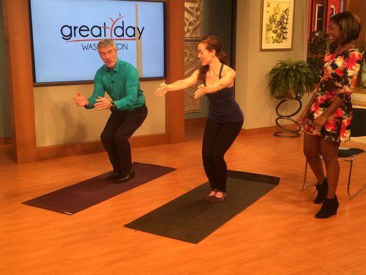 Dr. Ariele Foster appeared on Great Day Washington in 2015 in advance of the Wanderlust 108 DC Triathlon, which she headlined that year.