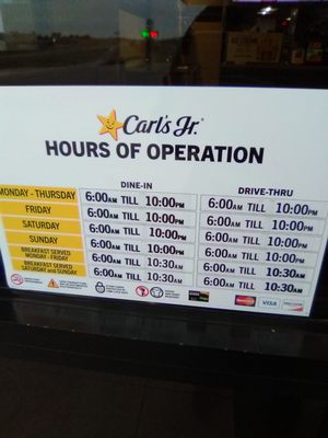 Regular hours.. it's not open 24/7 like Love's is