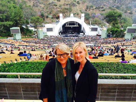 Enjoying the Hollywood Bowl with the best clients!