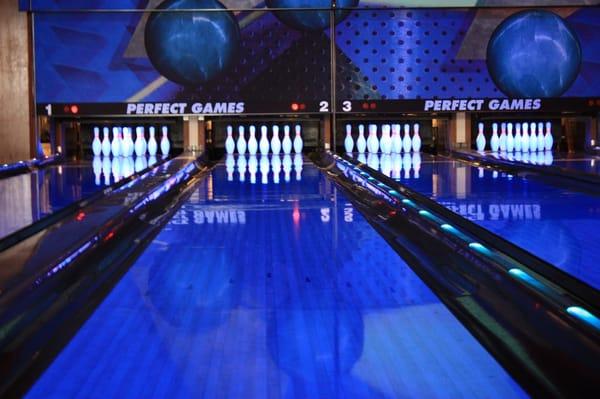 24 Lanes of Bowling as well as Cosmic Bowling