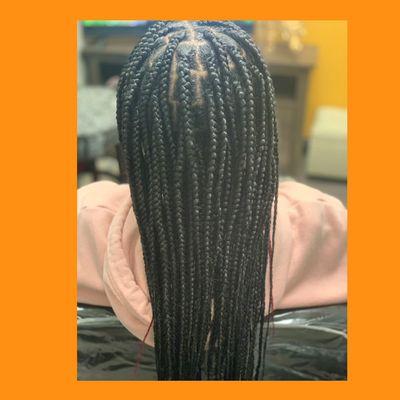 Knotless braids