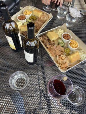 BBQ charcuterie + Malbec & red blend wines