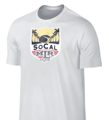 SoCal Major League Rugby Logo Tee (White-Color Logo)
 $25.00