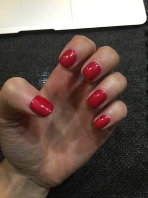 Gel mani-- one week later