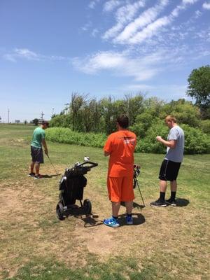 Golfing with Ethan, Sam & Shane