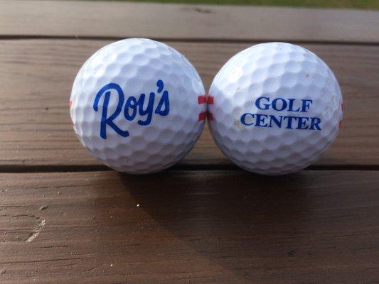 Roy's Top Flite Super Range Golf Balls.