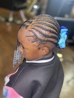 Kids braided bun