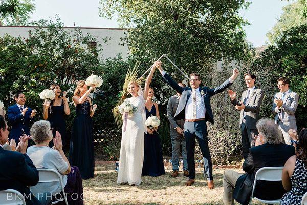 Women's Twentieth Century Club Eagle Rock Wedding photographed by BKM Photography.