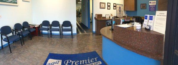 Premier PT - Orland Park spacious waiting room