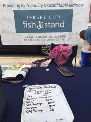 The fish stand is a semi-regular participant