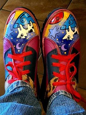 Artsy fun shoes!