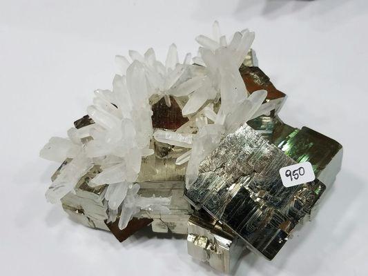 Quartz and pyrite