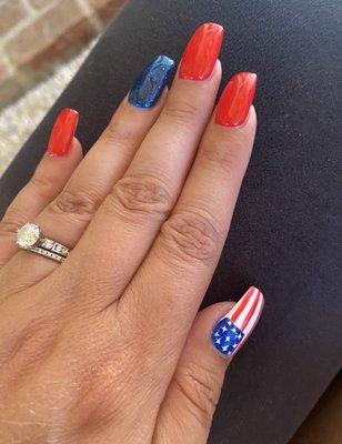 4th of July Nails