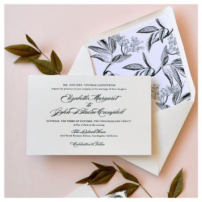 Houston Wedding Invitations Custom