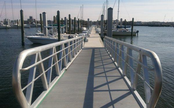 Beautiful, modern floating docks!