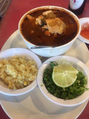 Caldo de mariscos