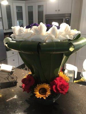 Multi color flower arrangement