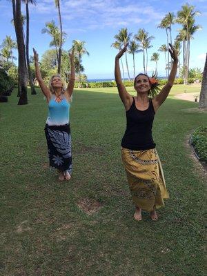 Learn to hula by your hotel room.