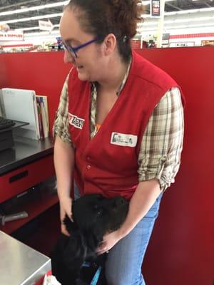 Odie wants to be a TSC sales associate when he grows up. ;) Staff are very happy to help when training dogs!