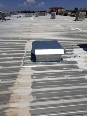 Relief air ventilator we install for one of our commercial customers recently.