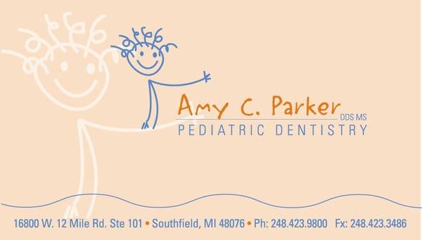 Amy C. Parker DDS MS Pediatric Dentistry