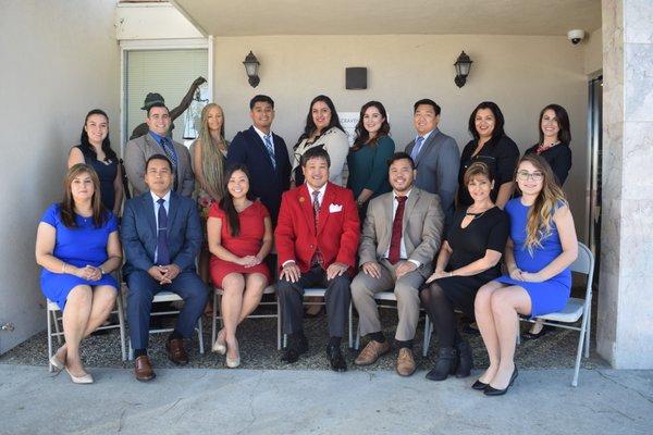 LA Citywide and Elder Law Services of California staff pose for a group picture.