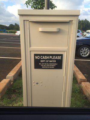 New DRIVE-THRU Drop Box