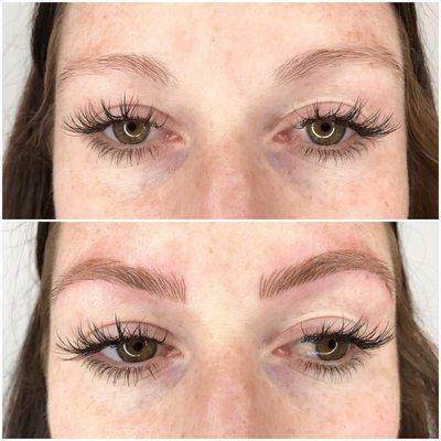 Microbladed Before and After