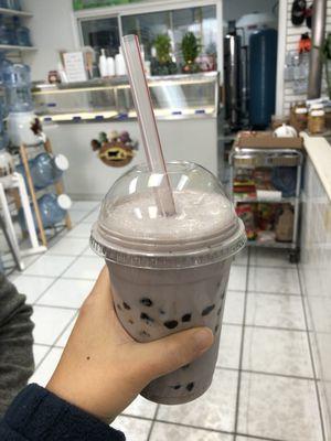 My husband ordered Taro flavor