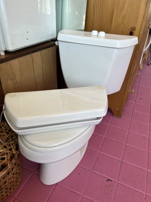 Old toilet seats will be recycled and replaced to water efficient toilets