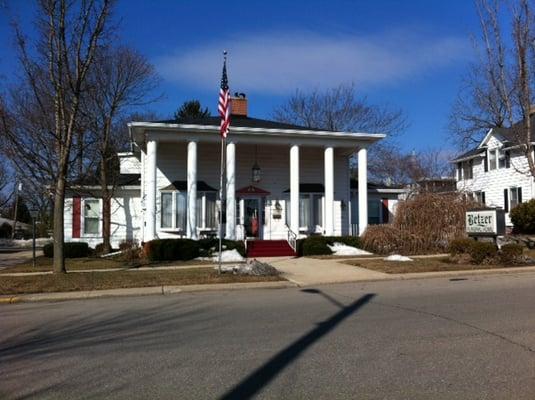 Betzer Funeral Home on Second St. Delavan