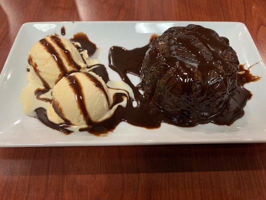 Chocolate molten lava cake