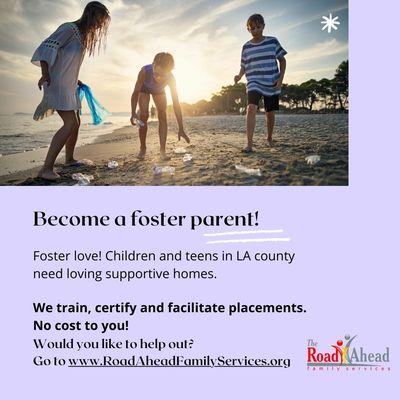 Become a Foster Parent! Give us a call at 818-745-2515 today!