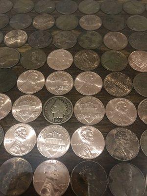 Some special coins hidden.