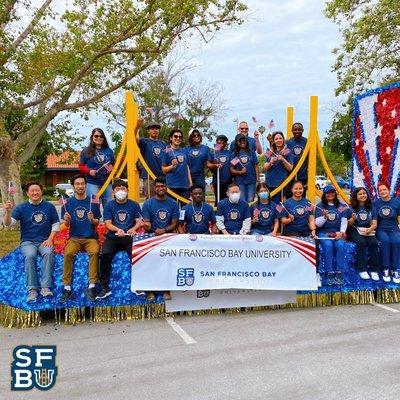 San Francisco Bay University was honored to participate in the 2022 Fremont Fourth of July Parade as a Premier Sponsor