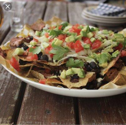 Yum Nachos Asada or Chicken or Carnitas