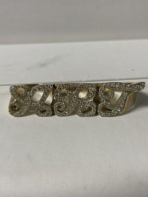 Custom Handmade 14K Yellow Gold 3 Finger "ART" Ring.
Come In Today for Jewelry Repair and Custom Jewelry !