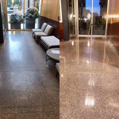 Re-Furbished Polished Concrete