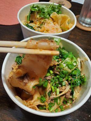 Cumin lamb....thick chewy noodles