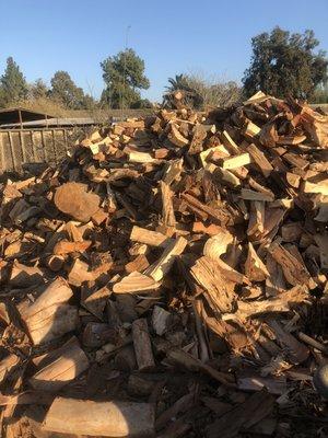 Split firewood