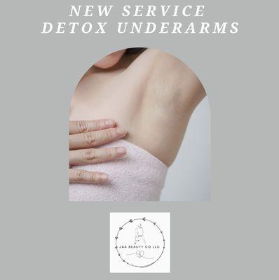 An underarm detox is like pressing a reset button on your armpit, which are home to lots of lymph nodes that help your body eliminate toxins