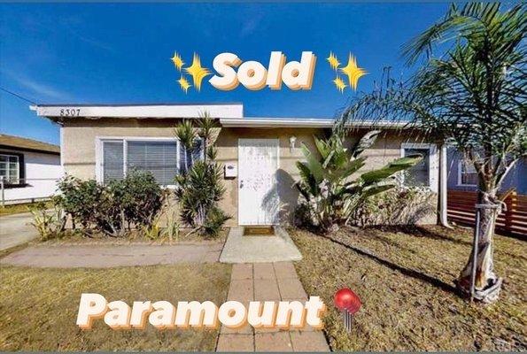 Sold this beautiful property in Paramount, CA