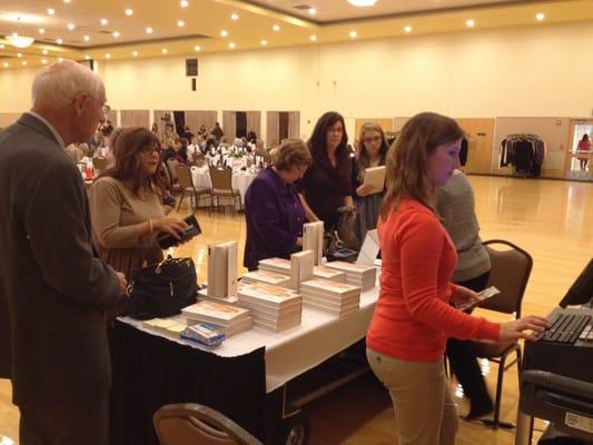 Book sales & author signing by BGSU Bookstore