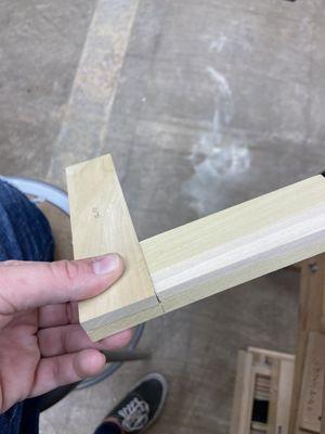 Half lap joint