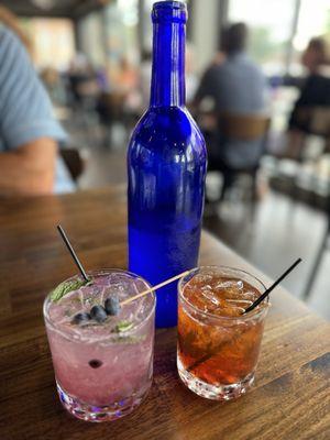 Lime infused water and delicious beverages.