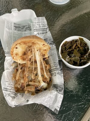 Labella panini with collard greens