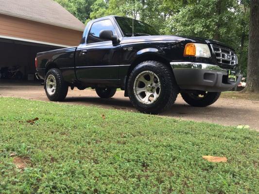 New tires for my truck from Tyler and Bob at Firestone on Vann Dr