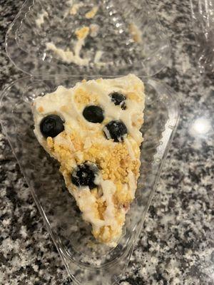 Lemons blueberry cheesecake