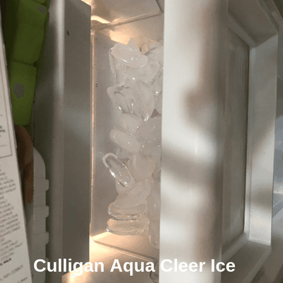 Ice from a Fridge Ice Maker using a Culligan Aqua Cleer Drinking Water System