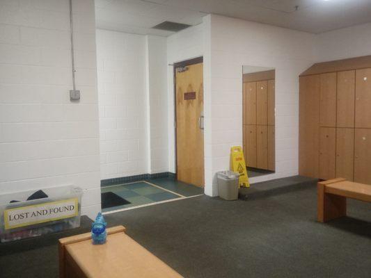 Women's locker room